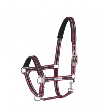 Eskadron ohlávka Pin Buckle chili-white-night blue